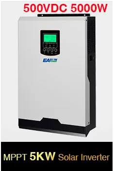 Источник питания Easun 3KVA солнечный инвертор 2400W 24V 220V Гибридный Инвертор Чистая синусоида Встроенный MPPT Солнечный контроллер зарядное устройство