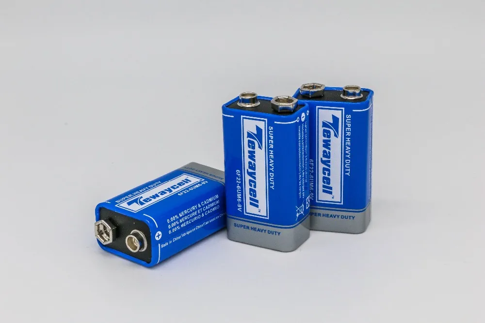 TEWAYCELL 9V carbon 9-volt 6F22 мультиметр провода метр Аккумуляторы для микрофона