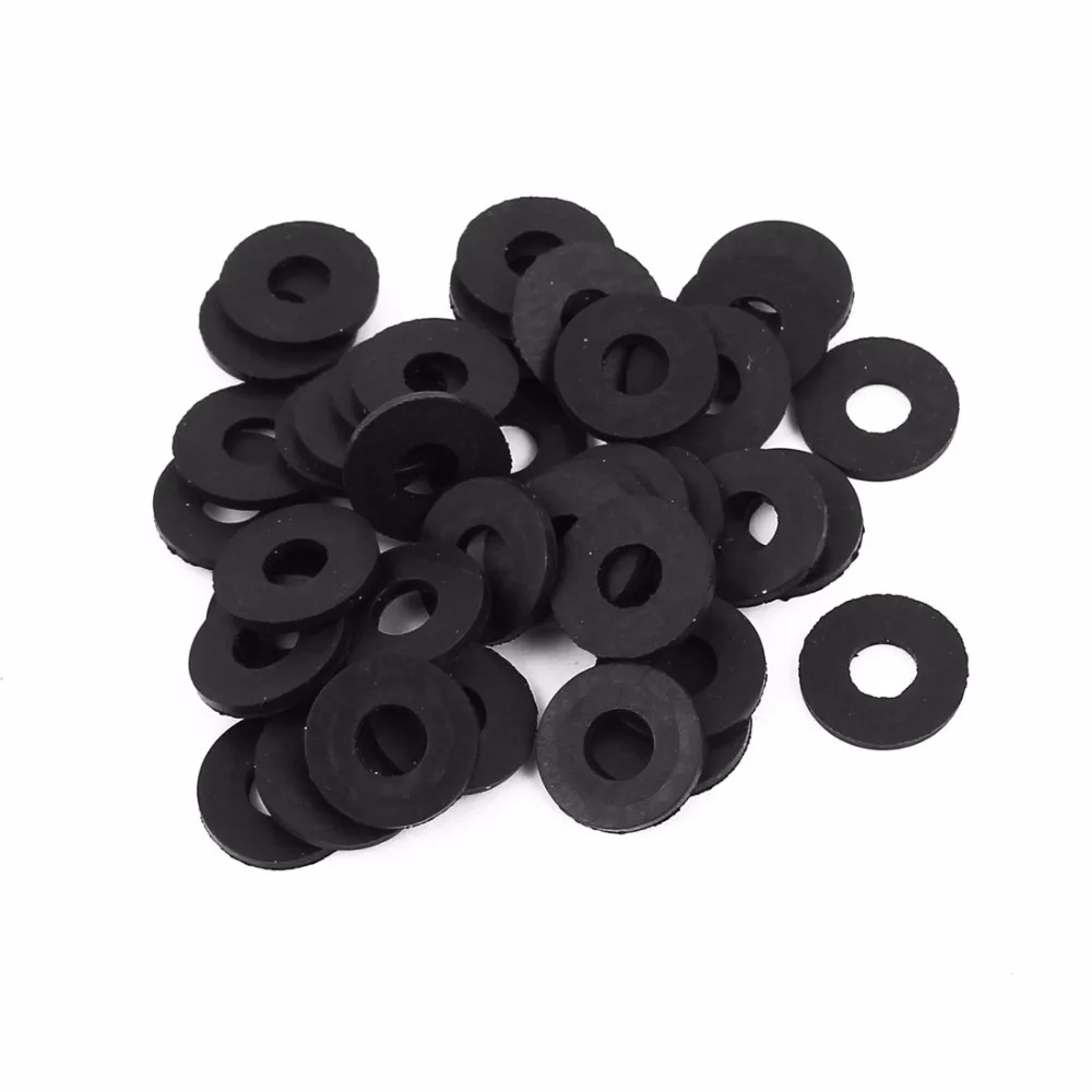 

Uxcell Hot Sale High Quality 5x12x1mm Oil Resistance O-Ring Hose Gasket Flat Rubber Washer Lot for Faucet Grommet 40pcs Black
