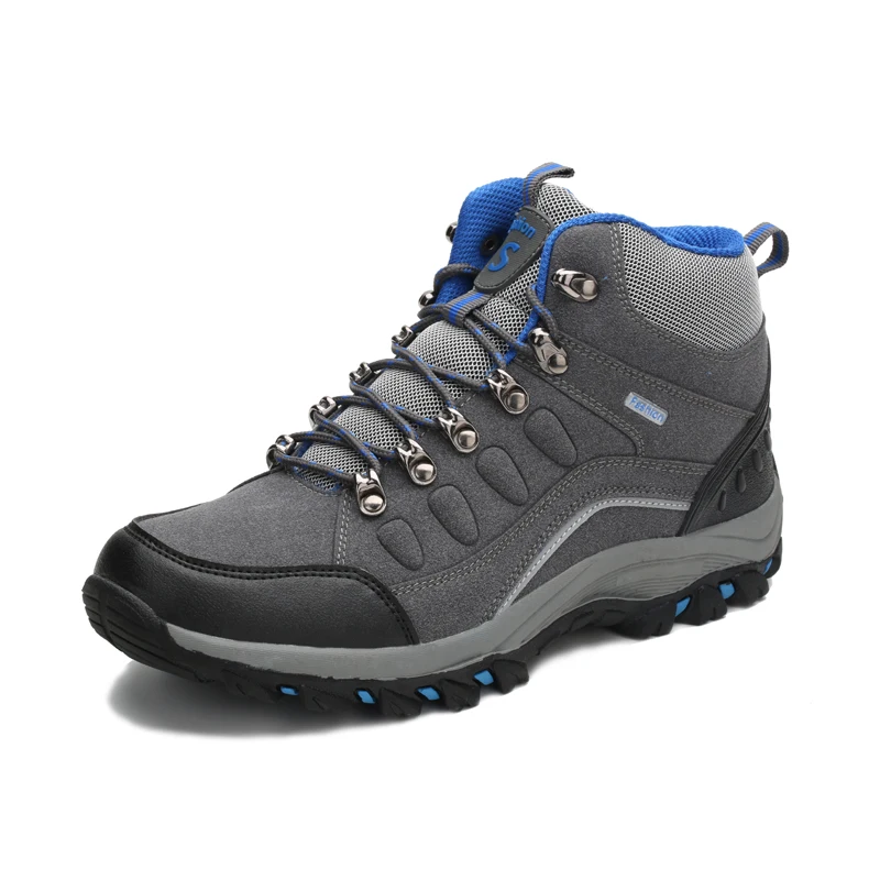 

Men Breathable Camping Outdoor Shoes High Top Walking Climbing Mountain Trekking Shoes Men Brand Hiking Shoes Boots Men Sneakers