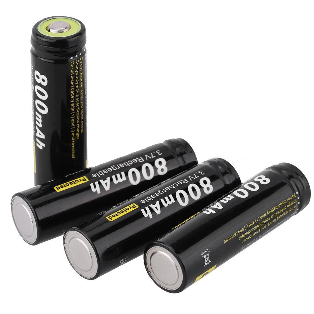 Soshine 4x3 7 V AA 14500 800mAh литий-ионная аккумуляторная батарея с защищенной печатной