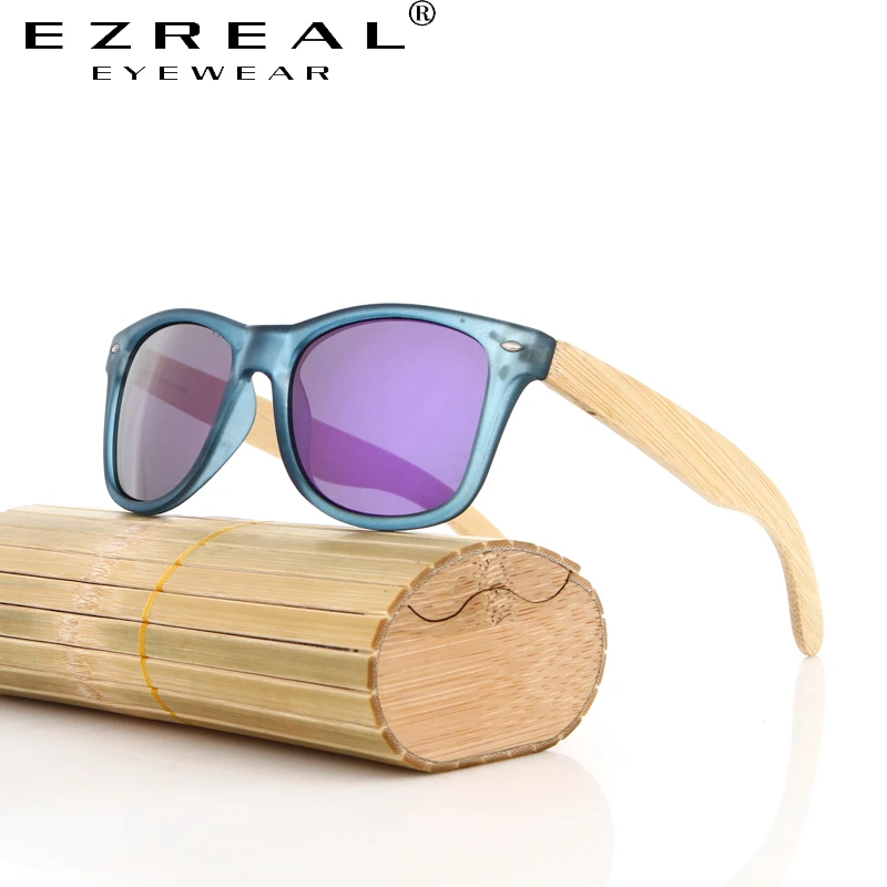Солнцезащитные очки EZREAL с деревянными поляризационными стеклами для мужчин и
