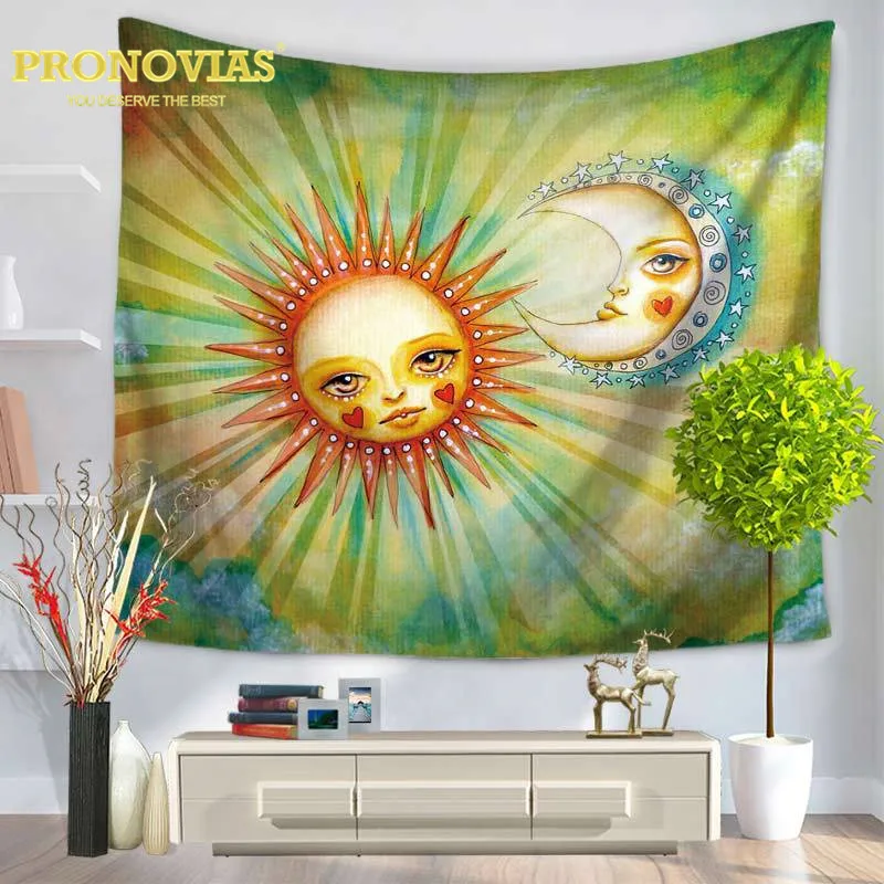 Pronovias 2017 солнце и луна гипсовый Гобелен/Настенный Ковер|wall carpet|wall tapestrysun moon tapestry |