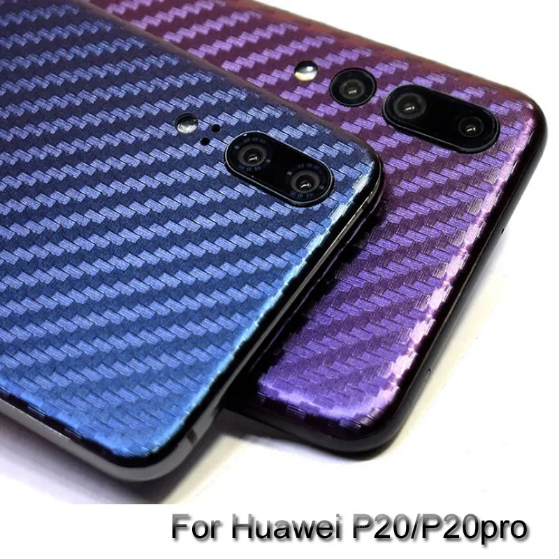 Затенение Цвет 3D углеродного волокна Телефон Защитная пленка для huawei P20/P20pro