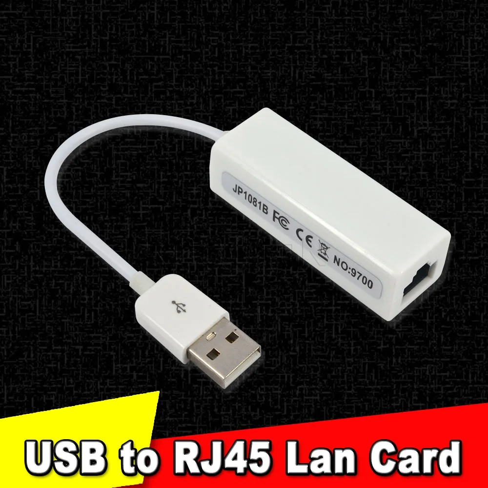 Высокоскоростной сетевой адаптер KEBETEME USB 2 0 к RJ45 LAN 10/100 для ПК/windows 7 ноутбука