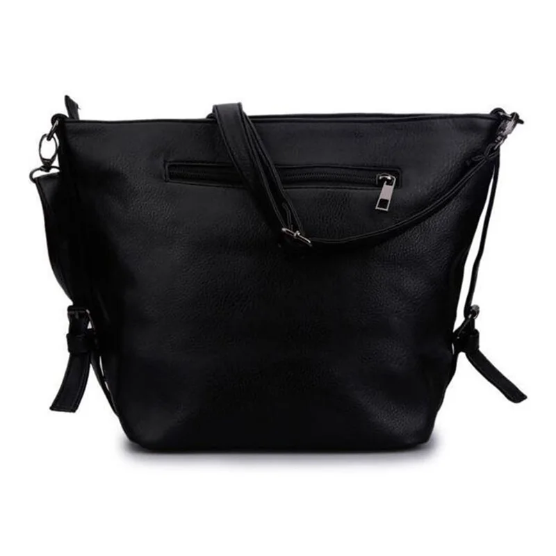 Женская мода Череп Сумка Заклепки Мини Лоскут Креста Тела ИСКУССТВЕННАЯ Кожа