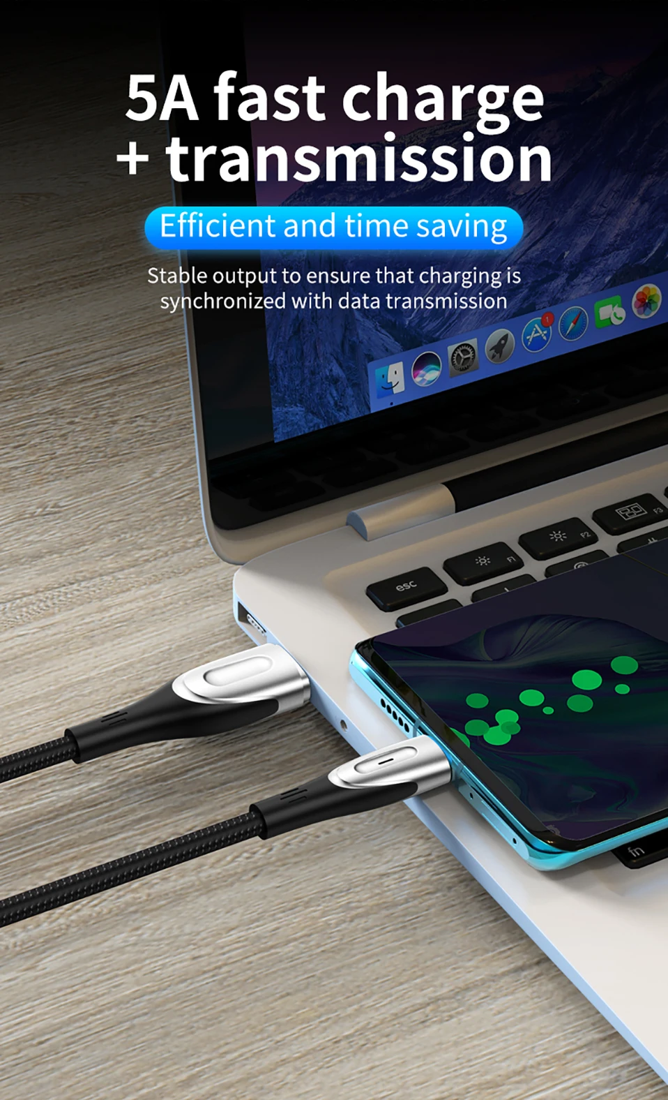 USB 5A type-C кабель для huawei P30 P20 Pro lite для Xiaomi Redmi Note 7 USB быстрая зарядка type-C кабель для samsung Galaxy S10