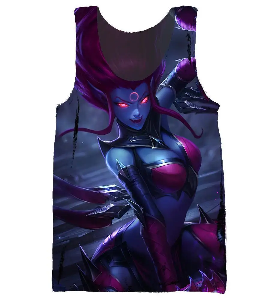 As Picture League of Legends игровая майка для спортзала для мужчин 3D жилет Летний жилет без рукавов фитнес под майка Топы майка для занятий бодибилдингом жилеты - Цвет: As Picture