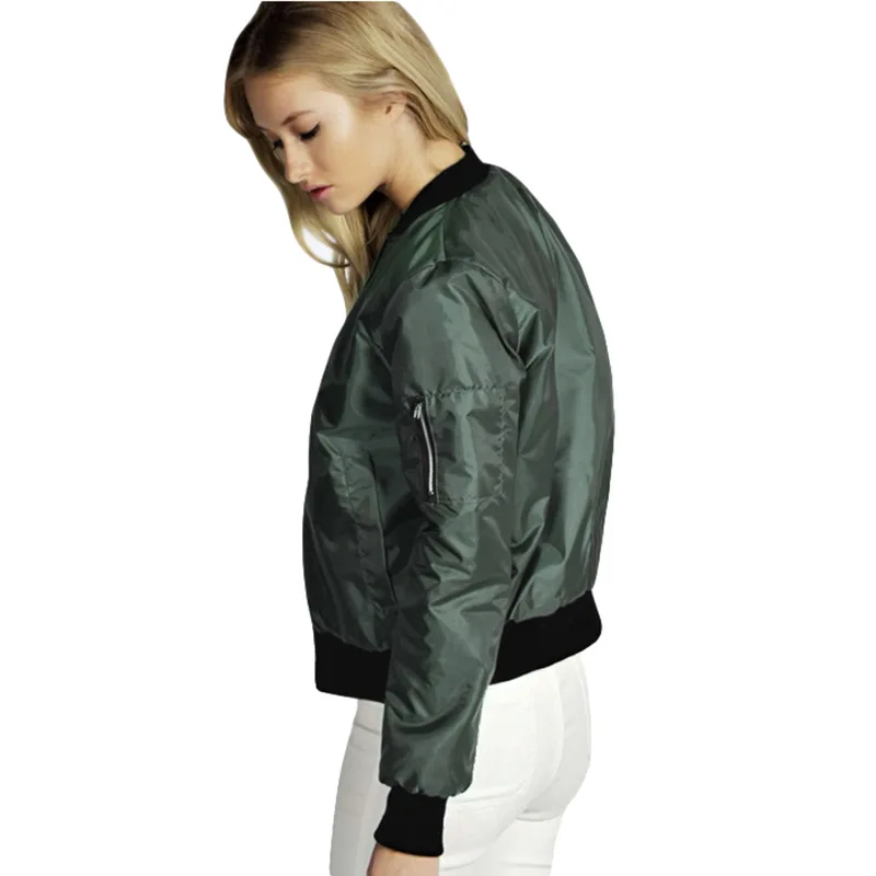 Модные пальто OLGITUM 2020 осень зима женская тонкая бейсбольная повседневная куртка