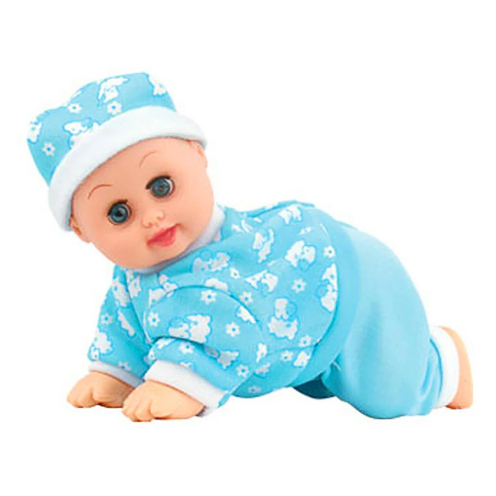 1 шт 8 Inch Lovely Baby младенческой Электрический музыка Ползучая Детские говорящий