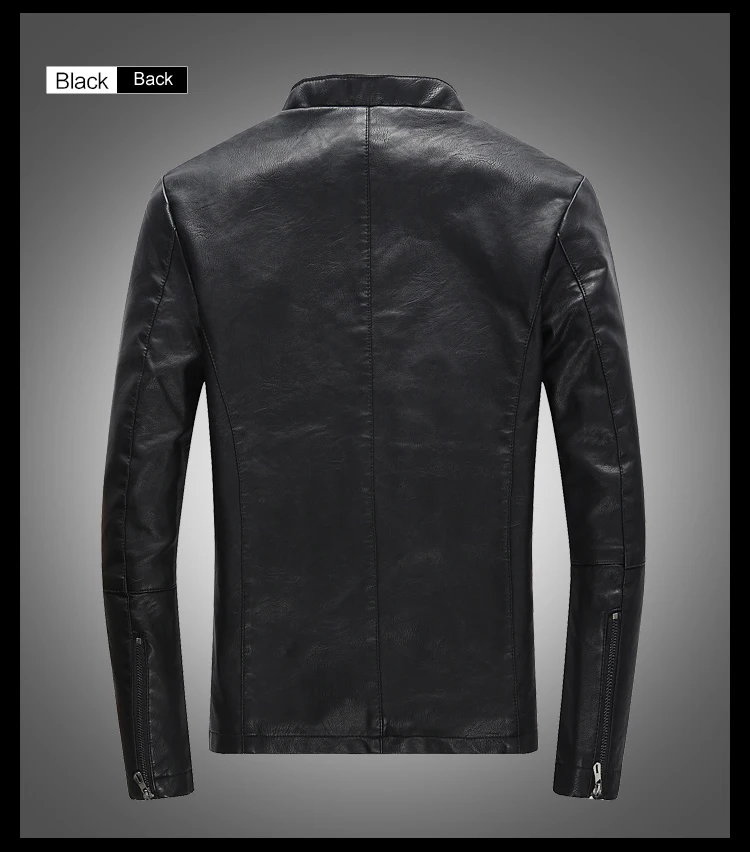 Новинка года; сезон осень; мотоциклетный воротник; Chaqueta Cuero Hombre; высокое качество; облегающий крой; bouson Homme Cuir