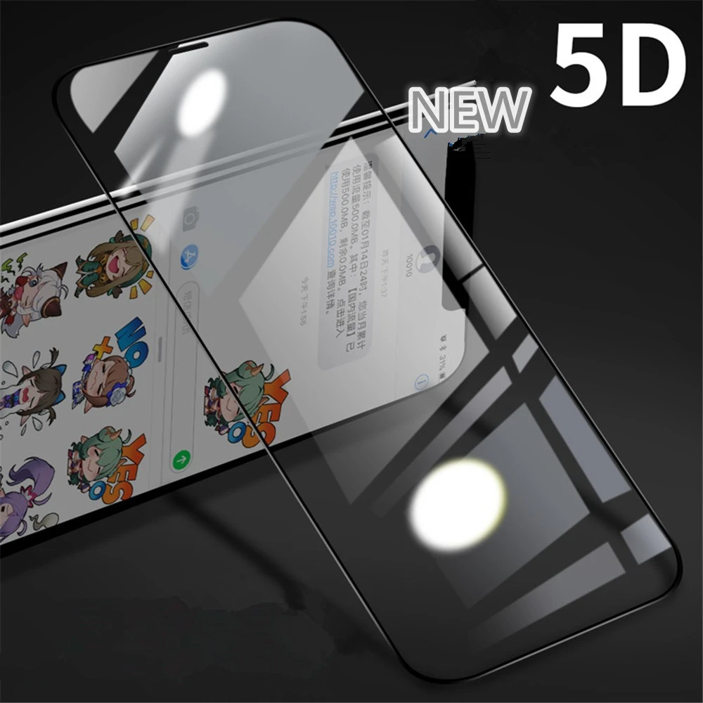 IMIDO 2 шт 5D закаленное стекло с круглыми закругленными краями для iPhone 6 6s 7 8 Plus