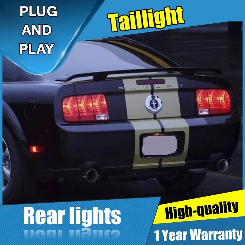 

2PCS Car Styling for Ford Mustang LED Mustang taillight 2015-2019 for Mustang LED Tail Lamp+Turn Signal+Brake+Reverse LED light