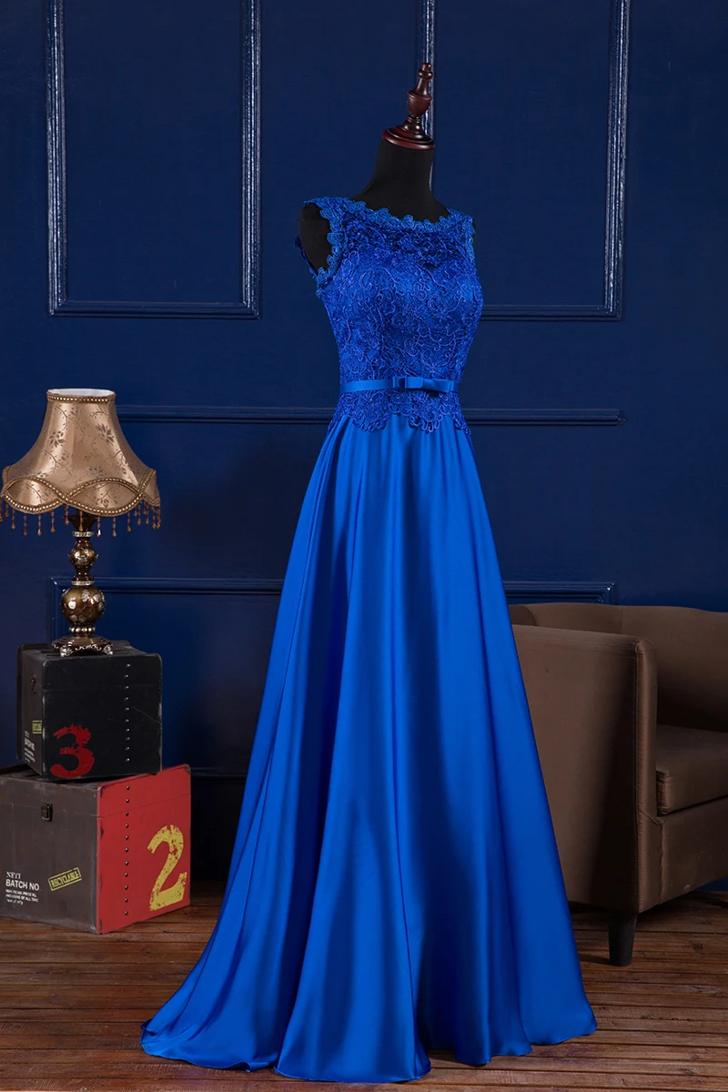 Формальные Вечерние платья Vestido de Festa А-силуэт со шнуровкой сзади Формальное вечернее платье