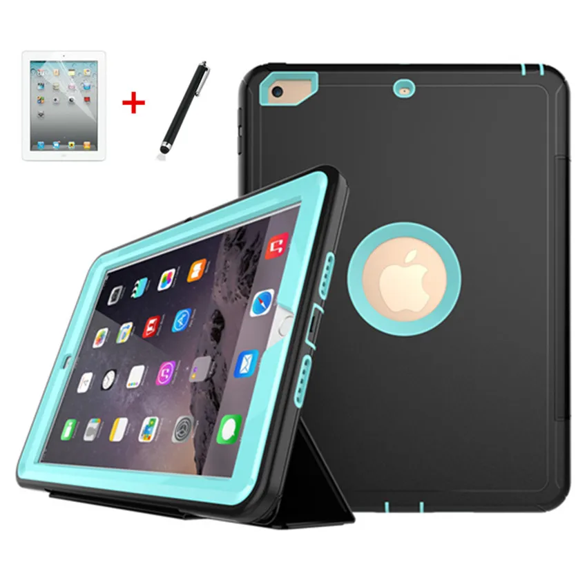 Чехол для iPad 9.7 2018 года Крышка Ultra Slim Auto Sleep дюймовый 2017 и 2018 годов выпуска. модель A1823 A1893 A1954+пленка+ручка.