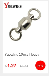 Yuewins 50 шт. рыболовные снасти из нержавеющей стали с защелкой, поворотные безопасные защелки, рыболовные крючки с разъемом, снасти, аксессуары QA289