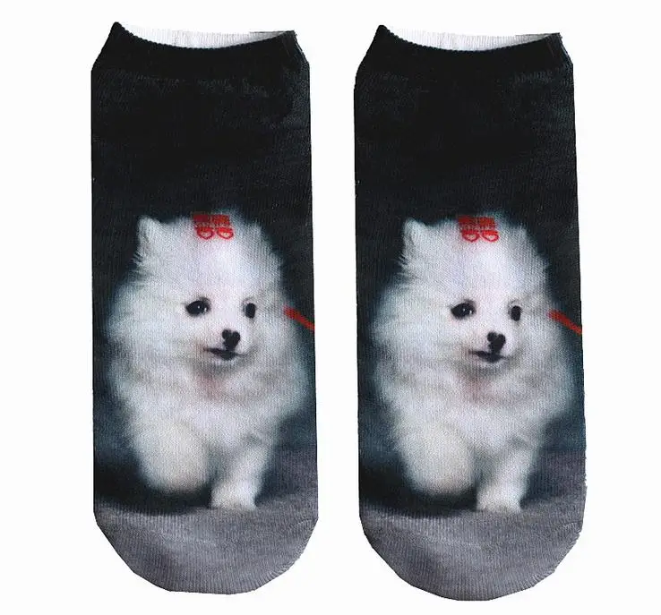 2017 высококачественный принт с героями мультфильмов короткие носки и Симпатичные