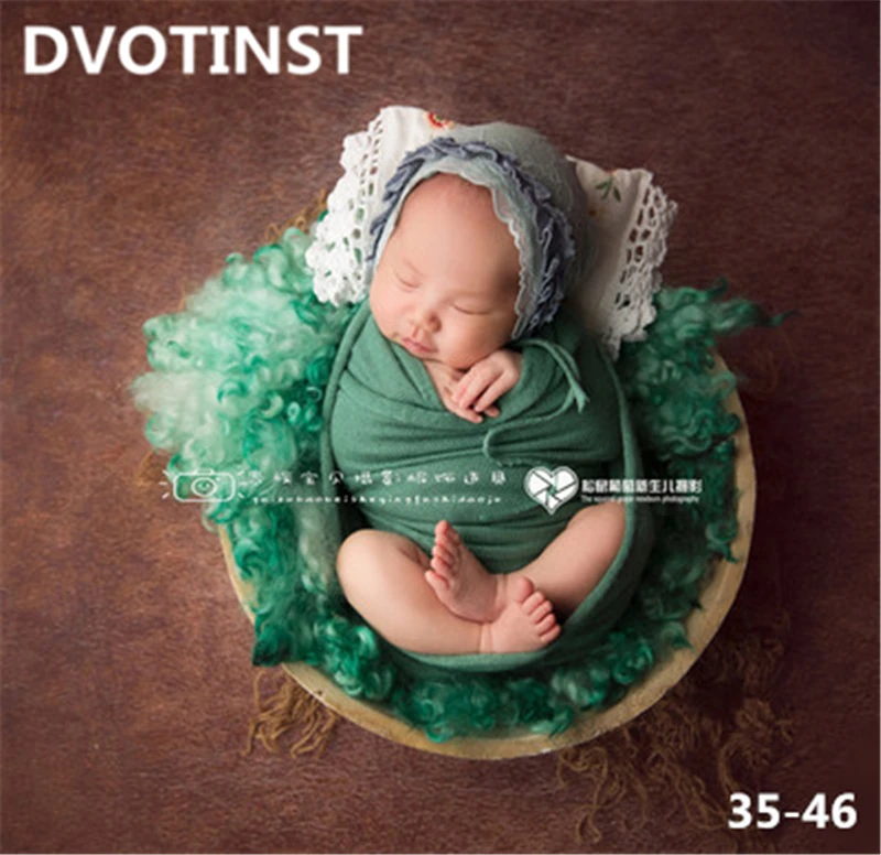 DVOTINST/реквизит для новорожденных; Вязаный комбинезон связанный крючком+ шапка; комплект из 2 предметов; аксессуары для фотосъемки; Студийная фотосъемка для малышей
