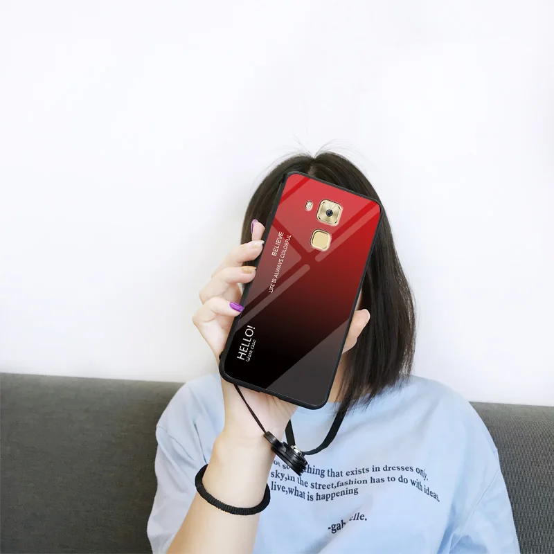Чехол для Huawei Nova Plus чехол G9 Maimang 5 роскошное закаленное стекло силиконовая рамка