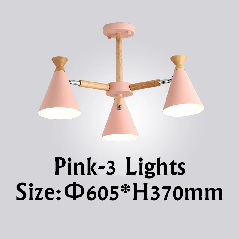 Pink-3 lights Аппаратные средства, современная светодиодная Люстра для гостиной, спальни, квадратная внутренняя Потолочная люстра, лампа, светильники - Цвет абажура: Pink-3 lights