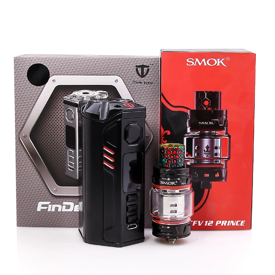 Оригинальный Thinkvape Finder DNA 250C mod комплект с 8 мл V12 Prince Tank evolv чип think vape kit|Системы
