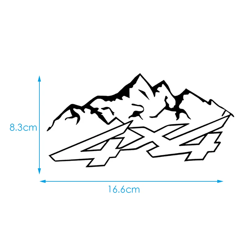 4X4 горные внедорожные модные виниловые наклейки для мотоцикла автомобиля