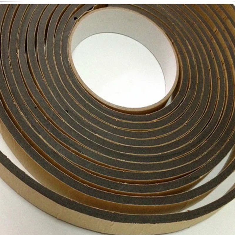 5 шт./лот резиновая уплотнительная лента для одной двери окна EVA губчатая клейкие