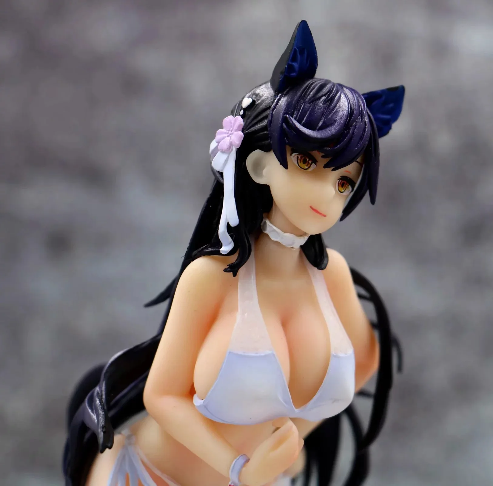 Игра Azur Lane IJN Atago кошачьими ушками на капюшоне милые сексуальные девушки Рисунок