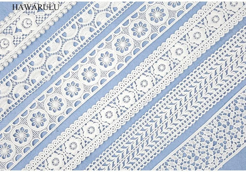 HAWARULU 2 ярда DIY свадебное платье аксессуары из кружевной ткани кружева полоски свадебное украшение Рождественские украшения для дома
