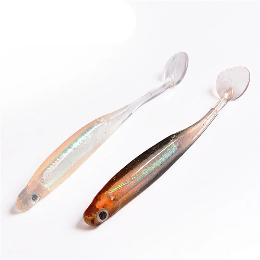 Leo 3 шт./лот рыболовные приманки светоотражающие мягкие силикагели качающийся