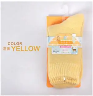 Yellow Женские супертолстые шерстяные носки высококачественные носки из кроличьей шерсти теплые зимние носки - Цвет: Yellow