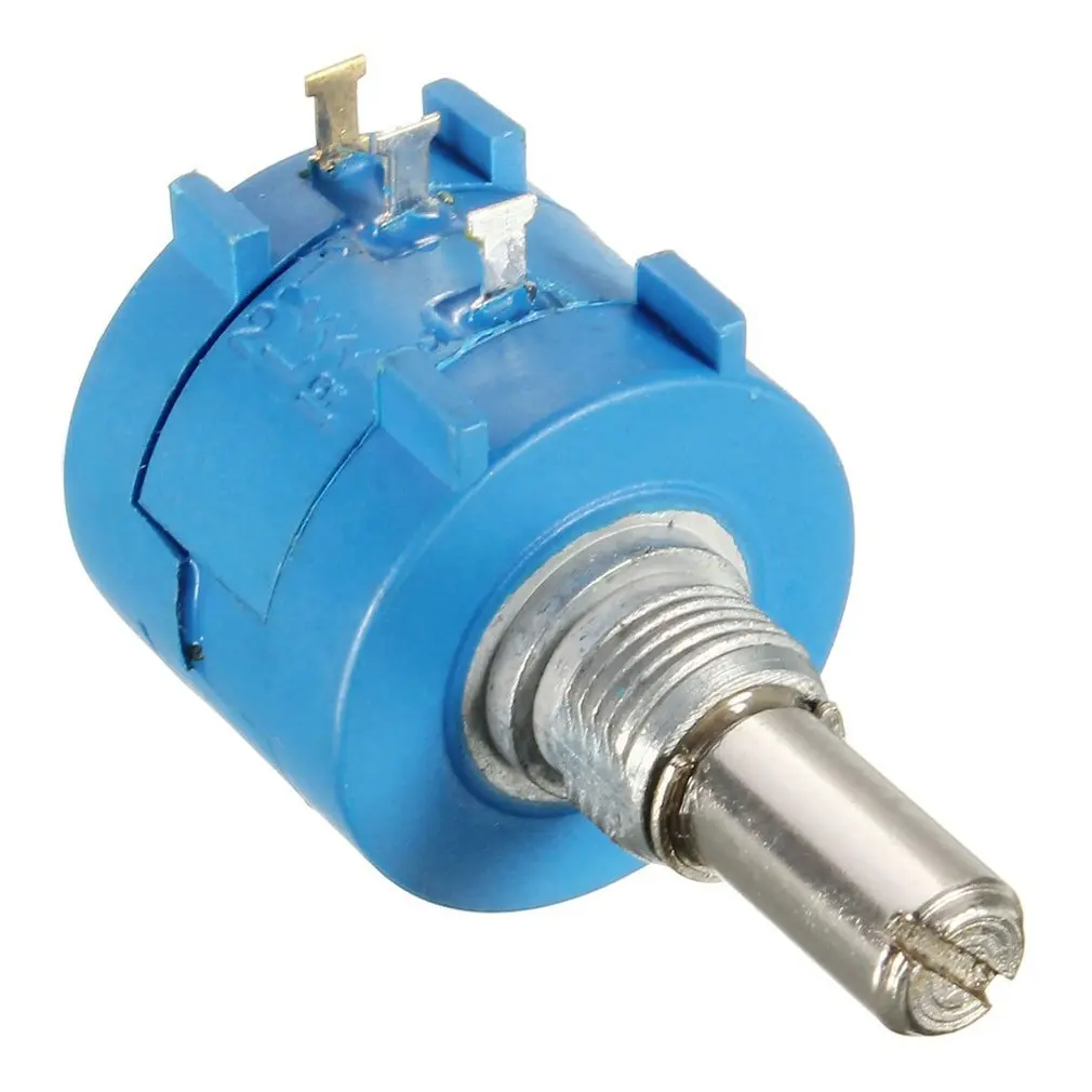 3590S Precision Multiturn Potentiometer 10 Ring Adjustable Resistor Wirewound Variable multi-turn POT 500 Ohm | Строительство и