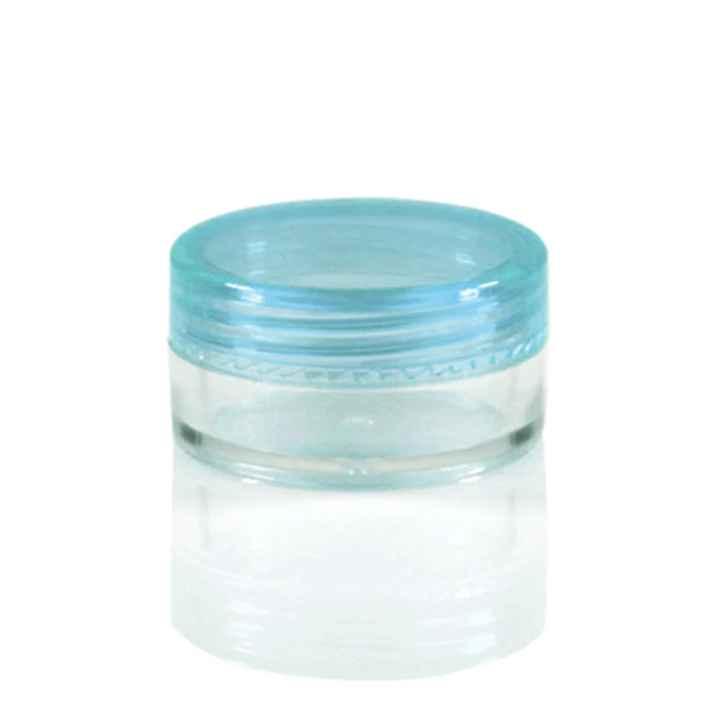 Green10pcs Косметическая сумка для хранения косметики банку 5 шт./компл. на круглые бутылки с точечной фиксацией коробка прозрачный Портативный 10 шт./компл. макияж крем Пластик нейл-арта - Цвет: Green10pcs