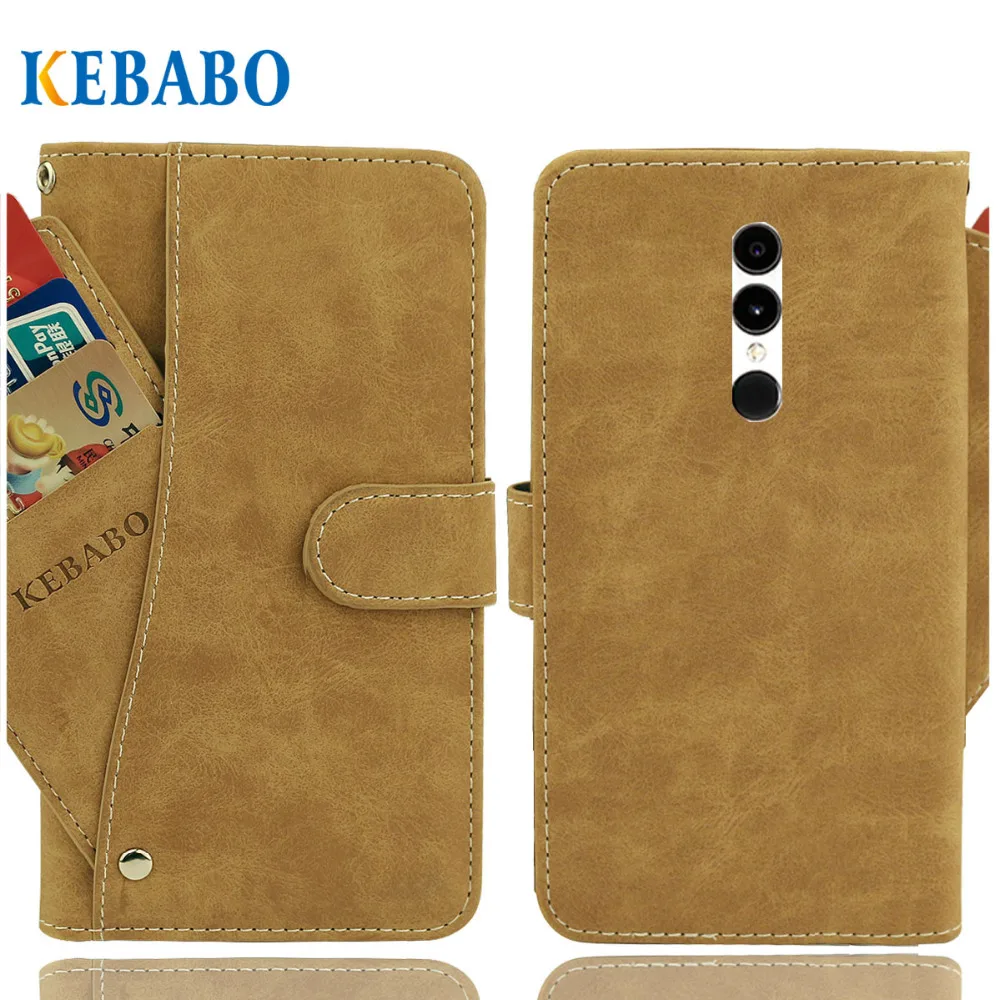 

Vintage Leather Wallet NOA N1 Case 5.5" Flip Luxury 3 Front Card Slots Cover Magnet Stand Phone Protective Bags