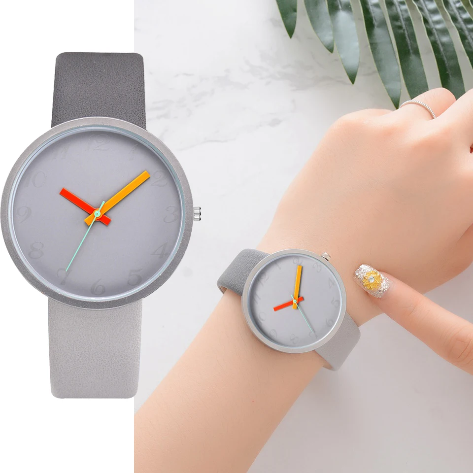 Женские Простые кварцевые наручные часы reloj mujer минималистичные роскошные