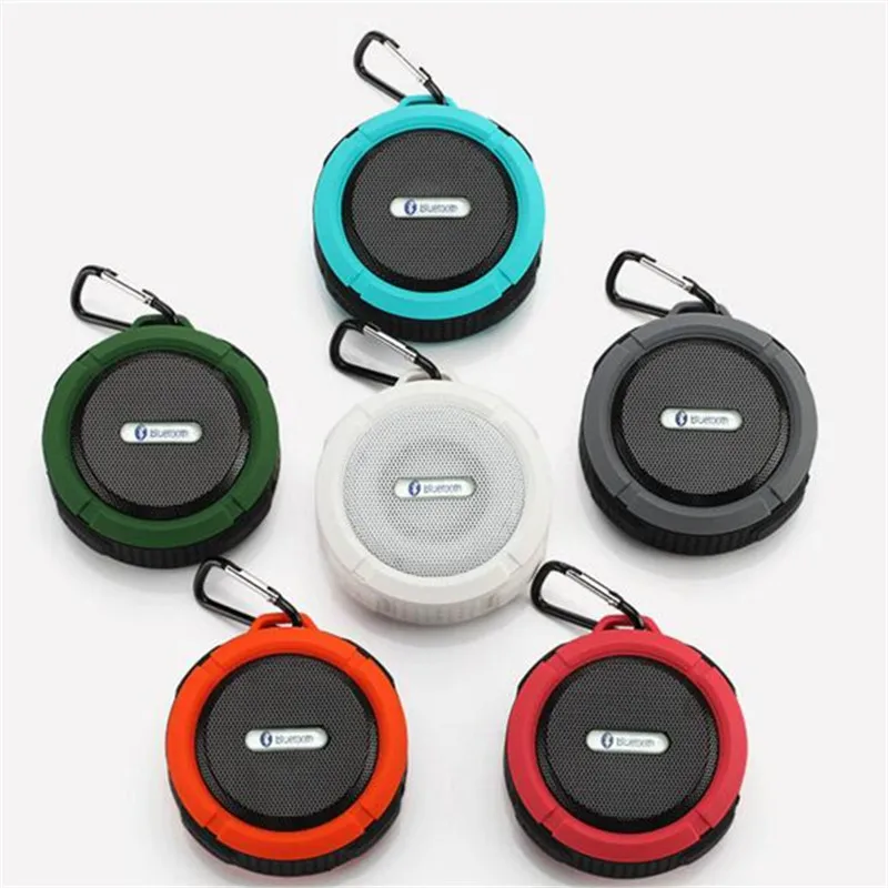 Мини водонепроницаемый портативный динамик bluetooth поддержка SD сабвуфер TF mp3