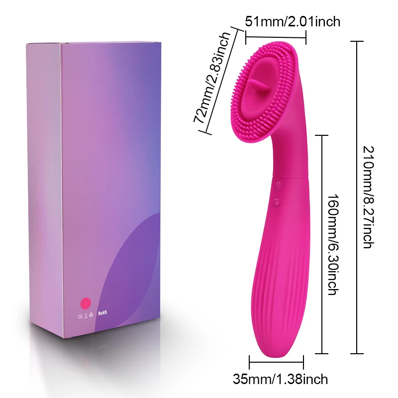 GUIMI Oral Vibrator Nipple Clitoris Masturbator Pussy Massage Licking Tongue for Women Dildo G-Spot Clit Stimulation |