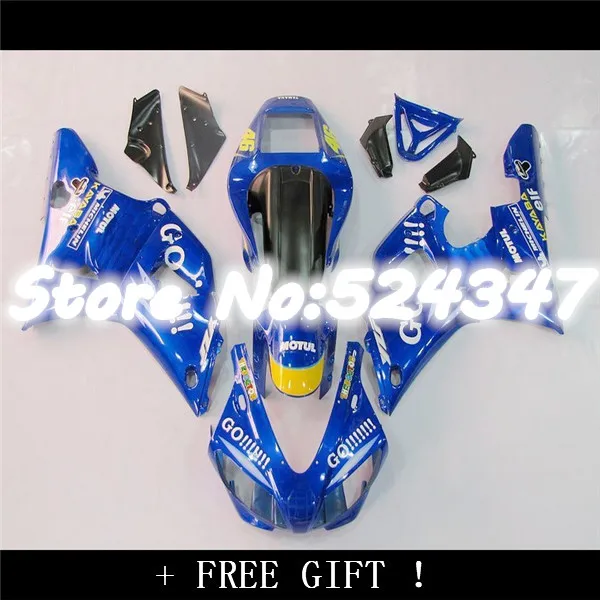 

Nn-quality fairings for YZF R1 98 99 YZF-R1 YZF1000 R1 98 99 YZF R1 1998 1999 ABS fairing kits Blue gogo for Yamaha