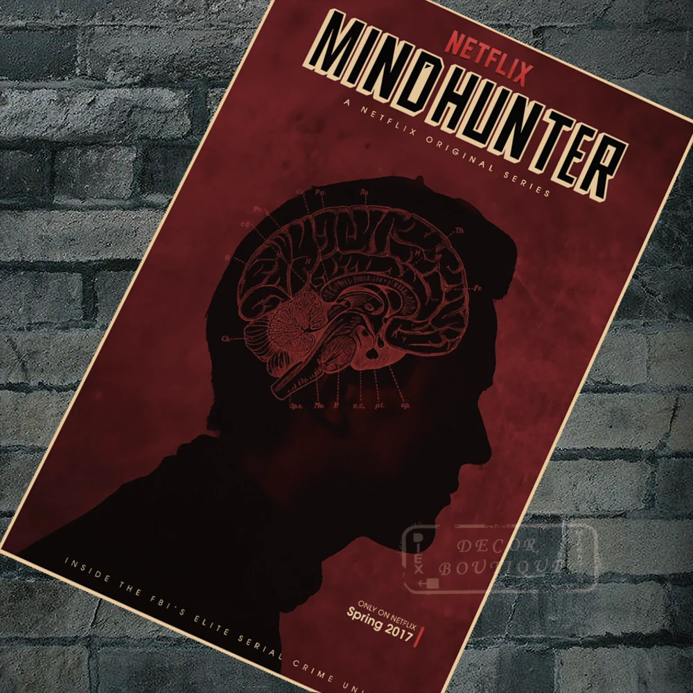 Голова Mindhunter Сезон 1 сериал Ретро винтажный постер декоративная стена стикер