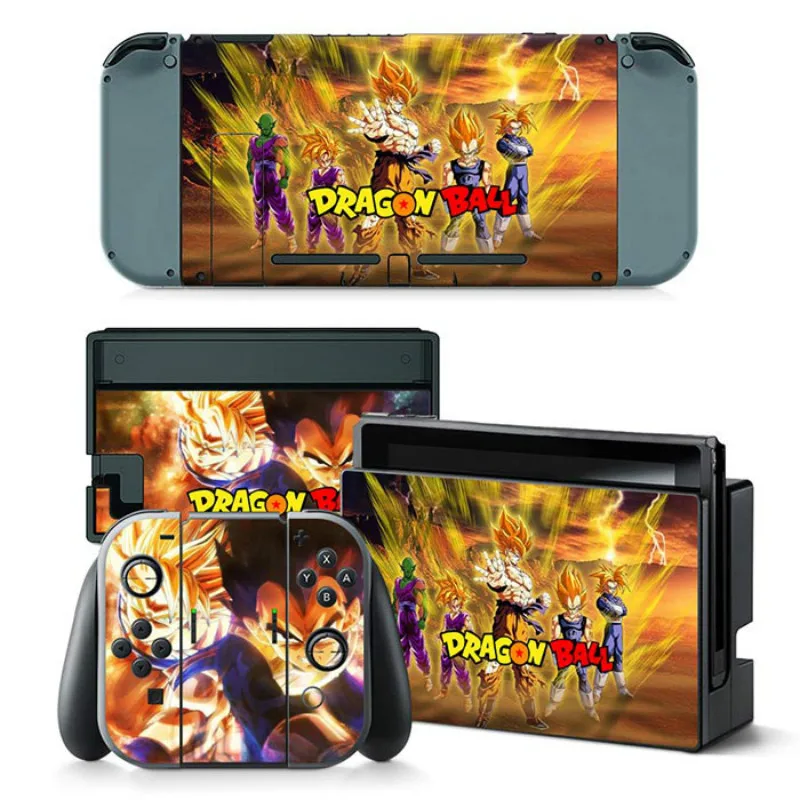 Наклейки на кожу для консоли Nintendo Switch и контроллера виниловые наклейки игровых