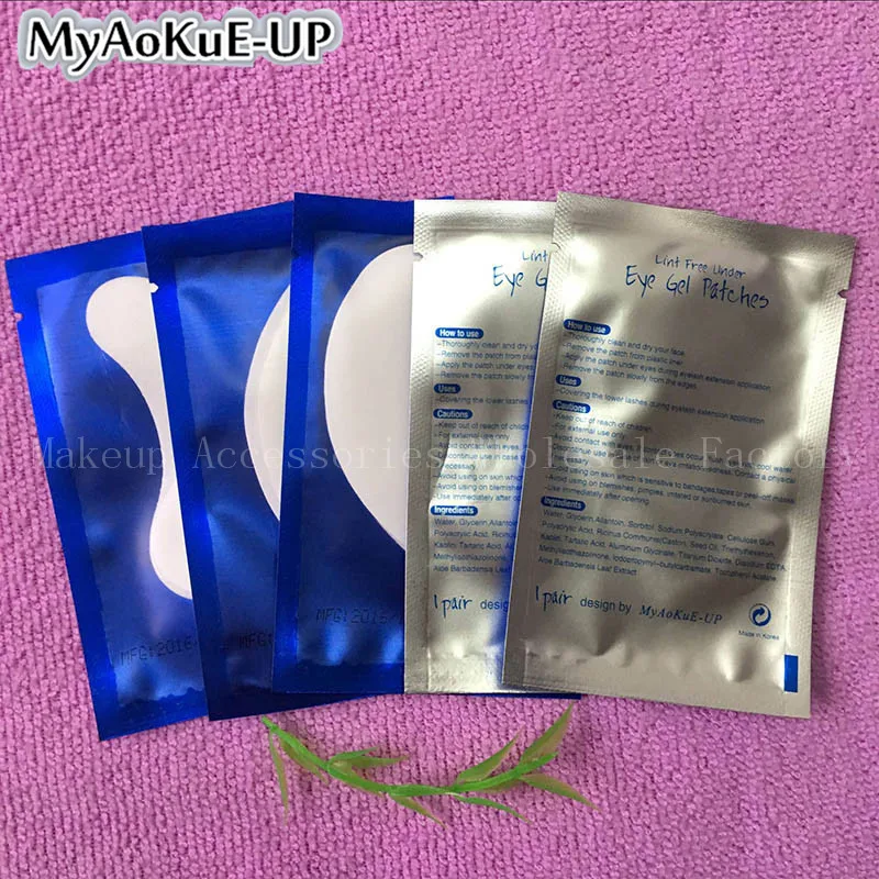 Оптовая продажа 50 пар голубых глаз накладки для ресниц наклейки | Красота и