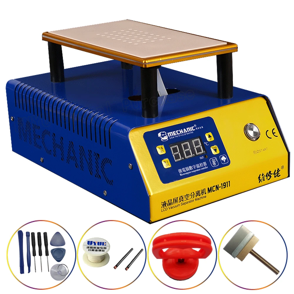 

7-inch vacumm pump LCD separator Superior quality MECHANIC MCN-1911 Super suction suitable for mobile phone screen maintenance