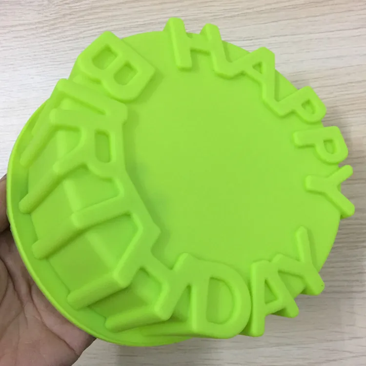 Новый пищевой 3D с днем рождения торт 8 дюймов плесень ледяные кубики хлеб домовой