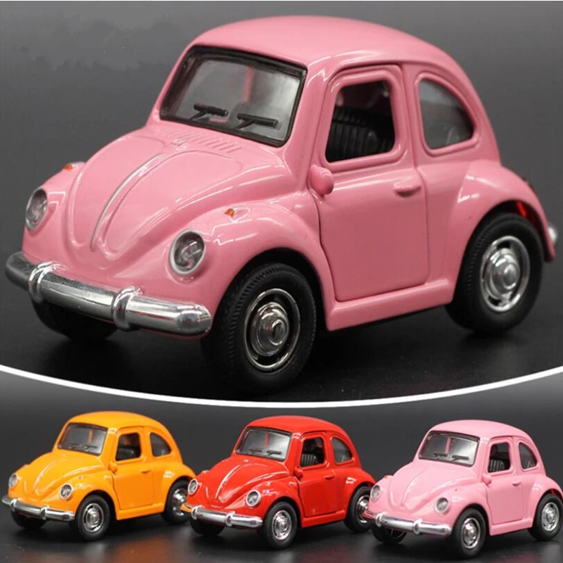 

2016 Brand New Alloy Cars Classic Beetle Bug Vintage 1/36 Scale Diecast Metal Pull Back Car Model Toy For Gift/Kids