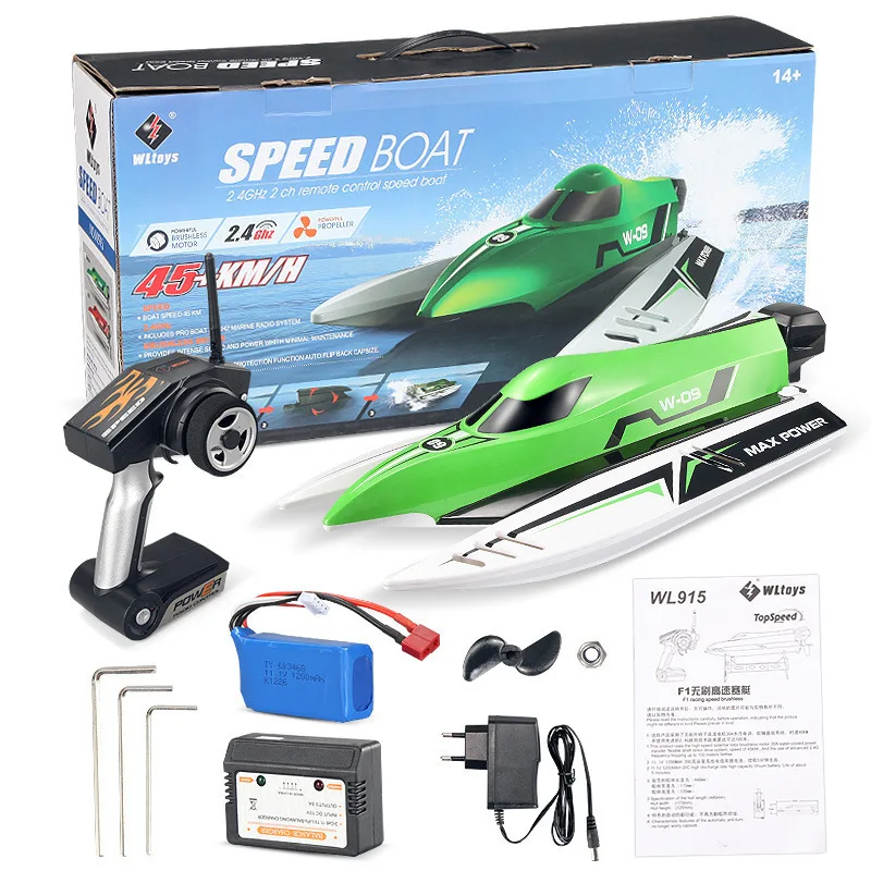 Оригинальная гоночная лодка WLtoys WL915 2 4G с пультом дистанционного управления