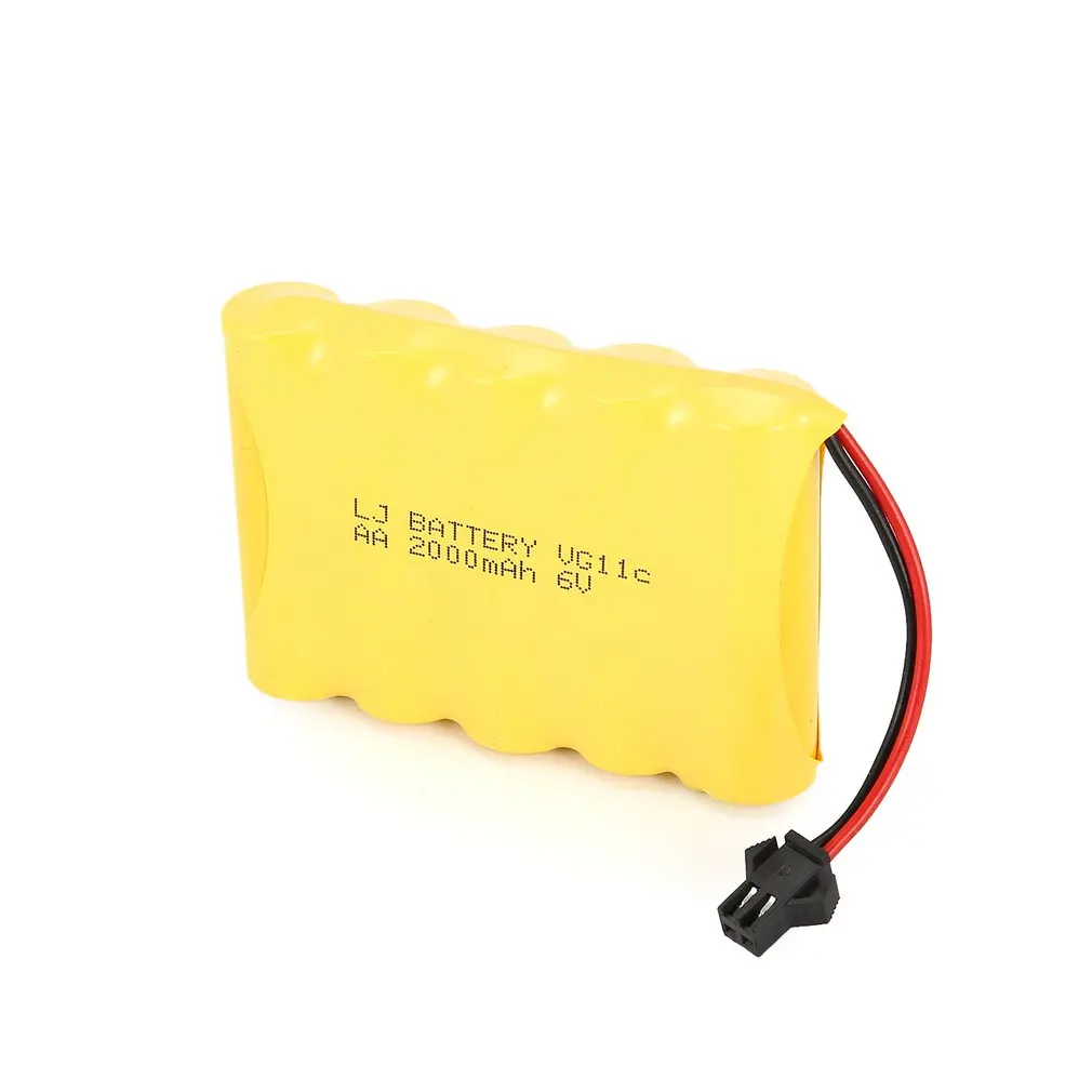 6 V 2000 мА/ч Перезаряжаемые Батарея для RC 1/16 взбирающийся гусеничный автомобиля WPL B