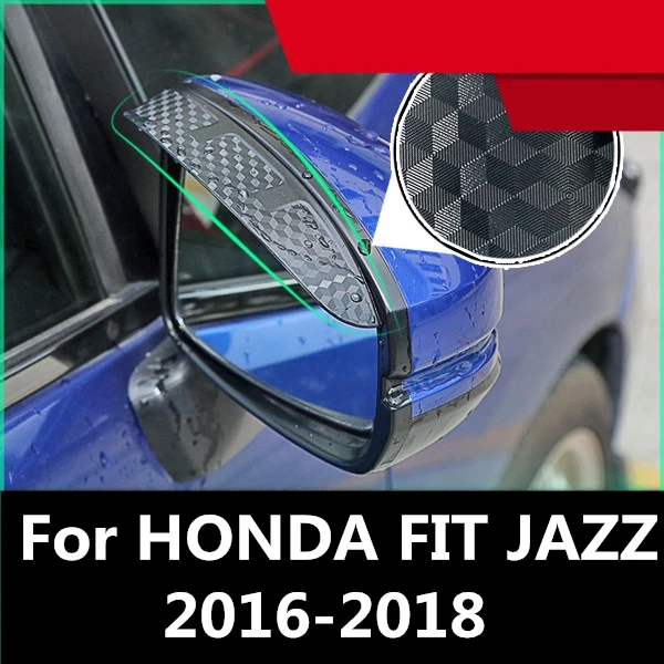 Для HONDA FIT JAZZ 2016 2018 автомобильный Стайлинг карбоновое зеркало заднего вида