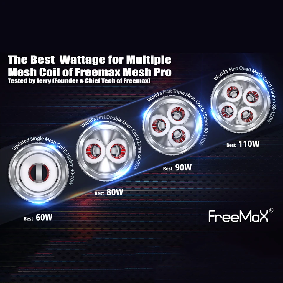 Оригинальная катушка для резервуара Freemax Mesh Pro 3 шт./лот одинарная сетчатая