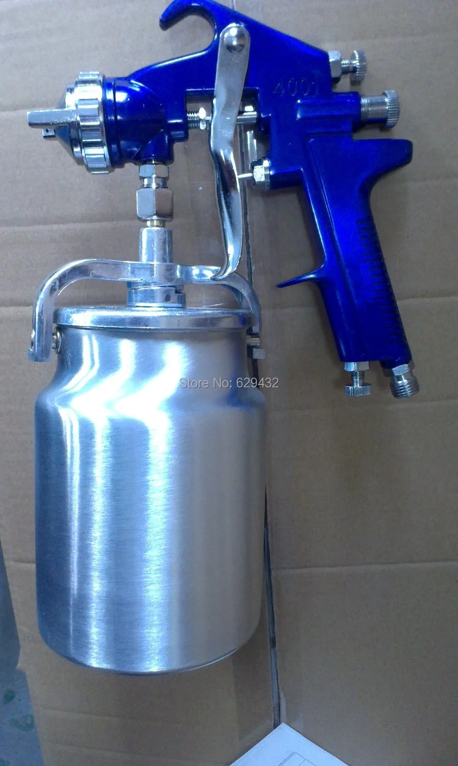 Excellent spray gun 4001G with 1000CC cup for furniture and house decoration /Paint gun/Air tools/free shipping | Инструменты