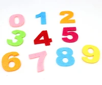 650pcs big felt number die cut set thick 2mm 40mm tall great for learning advent calendar